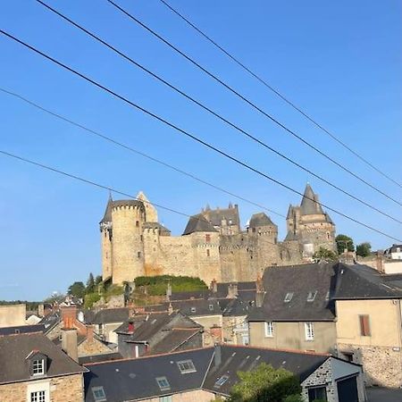 Appartement Calme Et Cosy Proche Centre Vue Chateau Vitré Eksteriør billede